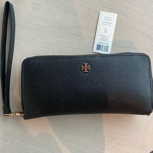Tory Burch Black Continental Wallet